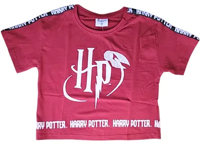 Produktbild von T-Shirt Harry Potter Crop Top  Bordeaux 164 cm
