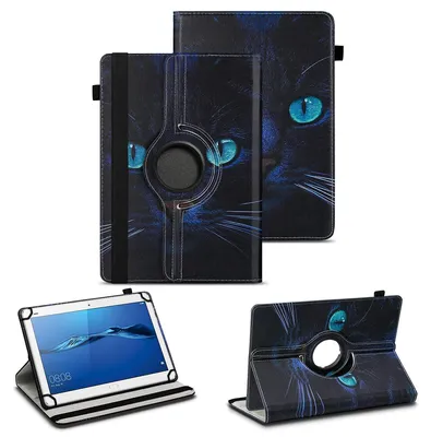 Produktbild von Tablet Hülle für Huawei MediaPad T1 T2 T3 T5 10 360° Drehbar Case Cover SchutzFarben:Motiv 9