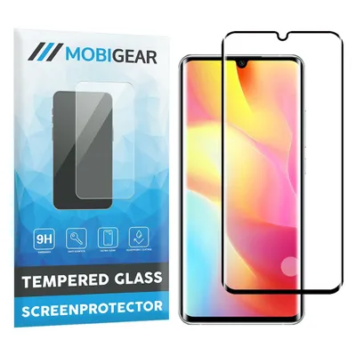 Produktbild von Mobigear Premium  Xiaomi Mi Note 10 Lite Panzerglas Gehärtetes Glas Displayschutz - Hüllenfreundlich - Schwarz