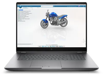 Produktbild von HP ZBook Fury G1i Intel Core Ultra 7 265HX Mobiler Arbeitsplatz 45,7 cm (18") WQXGA 32 GB DDR5-SDRAM 1 TB SSD NVIDIA RTX PRO 3000 Blackwell Wi-Fi 7 (802.11be) Windows 11 Pro AI Workstation, AI PC Silber