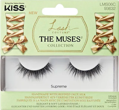 Image de KISS | Cils Artificiels - Supreme The Muses Collection - 1 paire - Vegan et Waterproof - Fait main