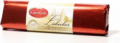 Produktbild von Carstens Lübecker Edelmarzipan Brot mit Schokoladen Überzug 200g