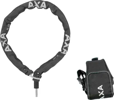 Produktbild von AXA 59551195SC Einsteckkette RLC 100 100cm inkl. Outdoortasche, schwarz (1 Stück)
