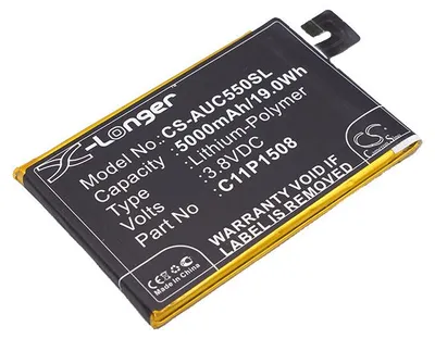 Produktbild von TECHTEK Akku Kompatibel mit [Asus] Z010AD, Z010D, Z010DA, ZC550KL, ZenFone 5000, ZenFone 5000 Dual SIM TD-LTE, Zenfone Max, ZenFone Max Dual SIM TD-L