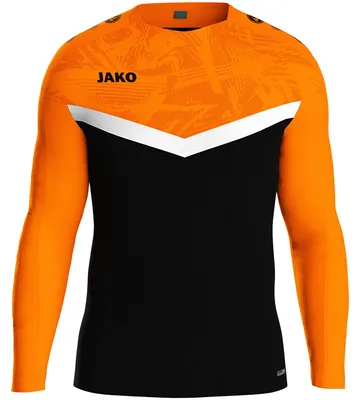 Produktbild von Jako Sweat Iconic Kinder schwarz neonorange Gr 128