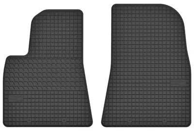 Zdjęcie produktu dla Dywaniki gumowe przednie do Tesla Model 3 2017- (sedan) – 2 szt., czarne, dopasowane – Wielganizator SolidTread