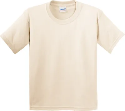 Produktbild von Gildan Kinder T-Shirt mit Rundhalsausschnitt, kurzärmlig BC482 (M) (Natur)