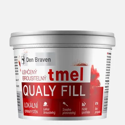 Obrázek produktu pro Den Braven - Lehčený brousitelný tmel , kelímek 250 ml, bílý