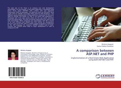 Produktbild von A comparison between ASP.NET and PHP