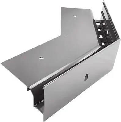 Produktbild von Renoplast Aluminium Traufprofil W30 Belüftungsboden, Innenecke 135°, Grau