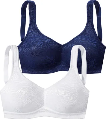 Produktbild von PETITE FLEUR Soft-BH navy + weiß Größe 85 Cup D