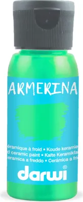 Produktbild von Darwi 4x Kalte Keramikfarbe, Flasche 50ml, Tannengrün Tannengrün DA0380050626C