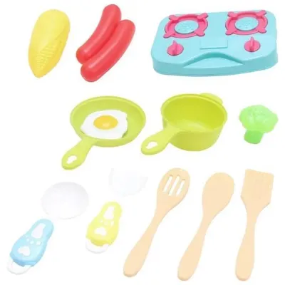 Immagine prodotto di Set da cuoco per bambini, 10 pezzi - Trifox