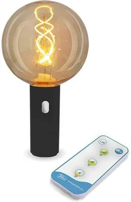 Obrázek produktu pro LED venkovní lampa dobíjecí baterie stmívatelná dálkové ovládání IP54 teplé bílé světlo 2200 K 400 lm D: 12 cm kulaté černé závěsné světlo venkovní balkon zahrada