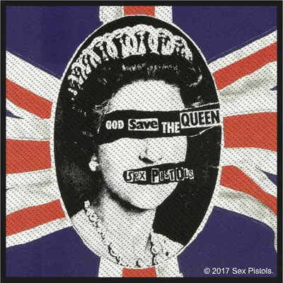 Obrázok produktu pre Sex Pistols God Save Queen (Retail Pack) Nášivka