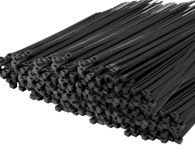 Obrázok produktu pre Elzusha – Stiahovacie pásky, 500 kusov – 300 mm x 4,8 mm – Nylonové, čierne