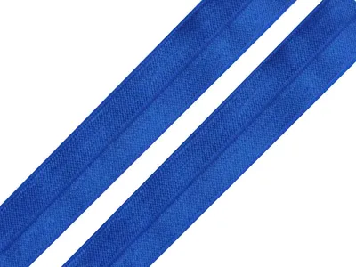 Produktbild von 25m Falzgummi 20mm Faltgummi elastisches Einfassband Schrägband Saumband Farbwahl, Farbe:königsblau