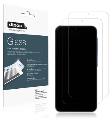 Produktbild von 2x Schutzfolie für Samsung Galaxy A25 matt - Anti-Shock 9H Folie dipos Glass Kunststoffglas