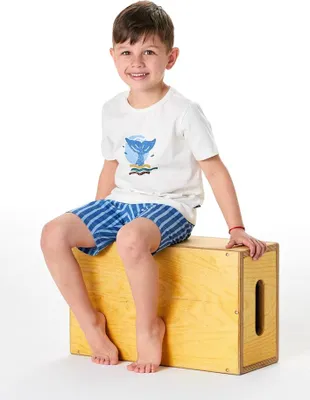 Immagine prodotto di SCHIESSER Set pigiama per ragazzi - Bambini, corto, cotone, motivo, jersey singolo blu 104
