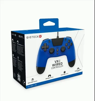 Immagine prodotto di Controller VX-4 cablato blu (PS4) (INT)