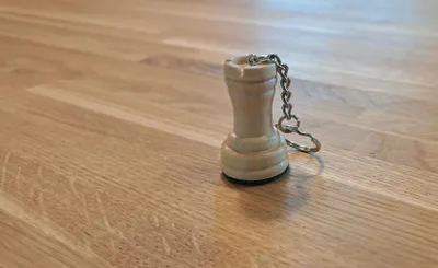 Obrázek produktu pro Přívěsek na klíče s bílou věží