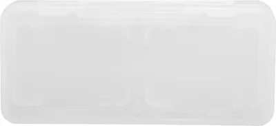 Image de 4?In?1 Game Cards Case Dustproof Portable PP Game Cartridge Storage Box for SwitchTransparent White