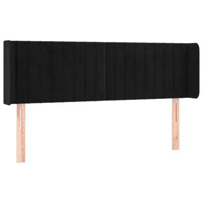 Obrázok produktu pre vidaXL Čelo postele s ušami čierne 147x16x78/88 cm Velvet