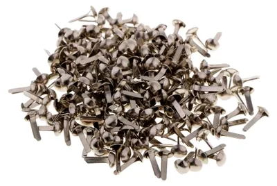 Produktbild von 200 Stück kleine Metallherzklammern, Papierverschlüsse, leicht und langlebig, 4,5 x 8 mm Silber