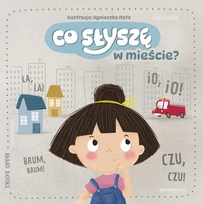 Obrázek produktu pro Książeczka Kartonowa dźwiękowa dla dzieci Co słyszę w mieście?