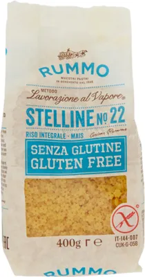 Image de Pâtes Stelline sans gluten, 400 g - Marque : Rummo