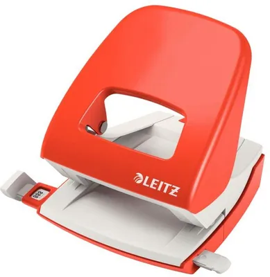 Produktbild von Bürolocher Nexxt Metall 30 Blatt hellrot Packung mit 30 Stück