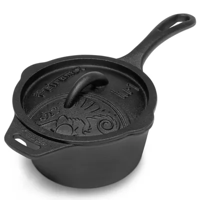 Produktbild von PETROMAX KR1 Kasserolle inkl. Deckel, Gusseisen/Gussaluminium, 17 cm Durchmesser, Induktionsherd-geeignet