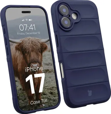 Produktbild von Robuste Handyhülle für iPhone 17, Bizon Case Tur, Dunkelblau