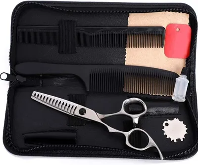 Produktbild von Haarschere für Linkshänder, Serie für scharfe und präzise Schnitte, Haarschneideschere und Werkzeugset für Linkshänder, 6,0 Zoll