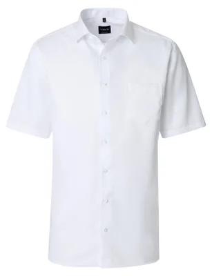 Produktbild von VENTI Herren Businesshemd Kurzarm Kent Modern-Fit Weiß 46