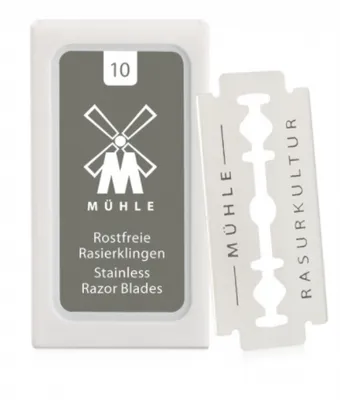 Produktbild von Hochwertige Rasierklingen, 10er Pack - Traditionelle Mühle Schneidewerkzeuge