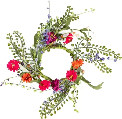 Obrázok produktu pre HOMLA MEADOW Veniec s farebnými kvetmi 10 cm