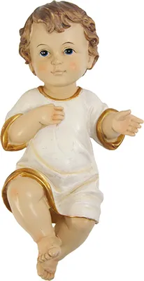 Produktbild von Heiligenfigur Jesuskind 6,5 cm handbemalt Polyresin Deko Figur