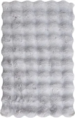 Immagine prodotto di BERILO | Tappeto da bagno - Tappeto da bagno - 80 x 50 cm - grigio - Asciugatura rapida - assorbente