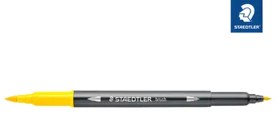 Produktbild von Staedtler Doppelfaserm.wasserverm. gelb