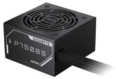 Produktbild von GIGABYTE P750BS Netzteil - PCI-E 6+2 Pin x 4, 80 PLUS Bronze, 120-mm-Lüfter, ATX kompatibel, EU-Stecker, 750 W, 200 - 240 V, 50/60 Hz, 6 A, Aktiv, 100 W