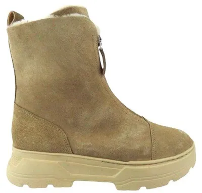 Produktbild von Paul Green Suede grain Stiefelette Beige : 36.5