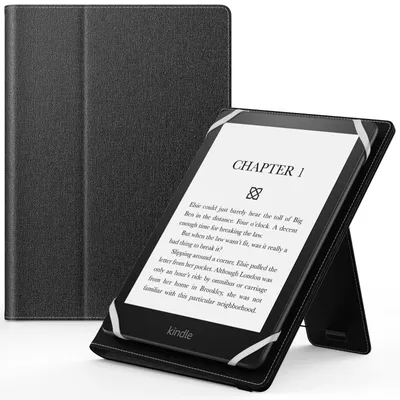 Produktbild von MoKo hülle für 6-7 Zoll Kindle E-Reader und Tablets, Schwarz – Textil Schwarz