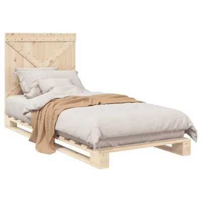 Image de Maison Exclusive - Lit en bois massif avec tête de lit 90x200 cm en pin