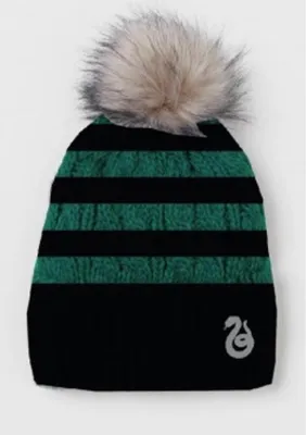 Obrázok produktu pre Harry Potter beanie Slytherin Snake beanie bobble klobúk pletený klobúk zimný klobúk