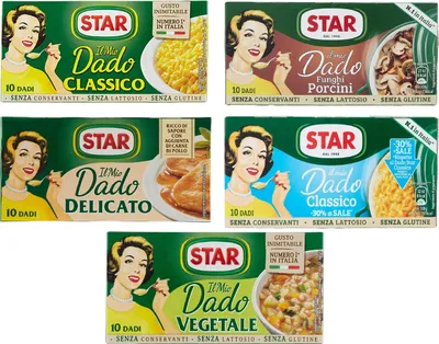 Produktbild von Star Dado Brodo Suppenwürfel für Brühe (5 x 10 Stück)