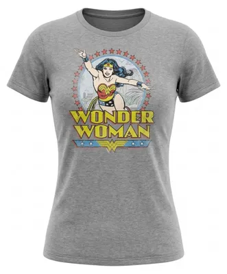 Produktbild von Wonder Woman - "Star Of Paradise Island" T-Shirt für Herren/Damen Uni TV35618 (M) (Sportliches Heather)