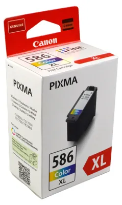 Produktbild von Canon CL-586XL, Hohe (XL-) Ausbeute, Cyan, Magenta, Gelb, 1 Stück(e), 300 Seiten, Einzelpackung