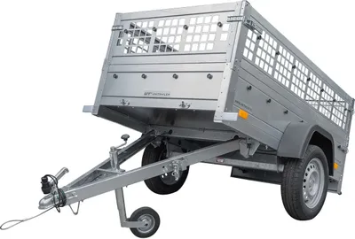 Produktbild von Anhänger Führerschein B Garden Trailer 200 KIPP 200x106 cm 750 kg mit Laubgitteraufsatz