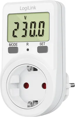 Image de LogiLink EM0002B LogiLink Compteur d'énergie, blanc